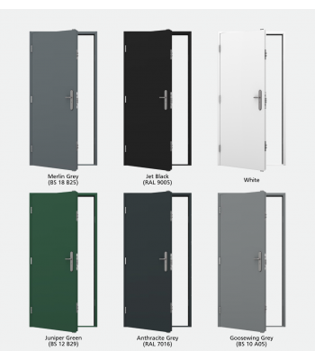 DPS611 Series 6 - Steel Personnel Door -  890mm x 2095mm Left Hand Hung